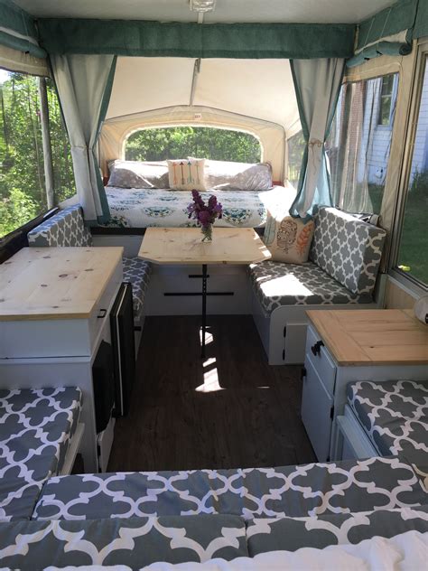 19 Wonderful Glamper Camper Ideas | Pop up camper, Glamper camper, Popup camper remodel