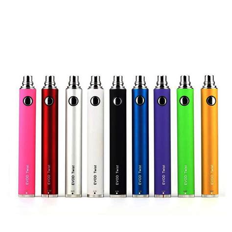 $6.99 EVOD Twist 510 VV Thread Vape Pen Battery - 900/1100mah