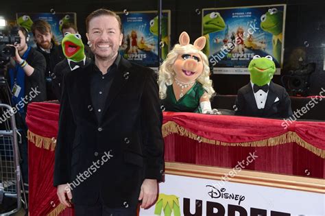 Kermit Frog Ricky Gervais Miss Piggy Editorial Stock Photo - Stock Image | Shutterstock