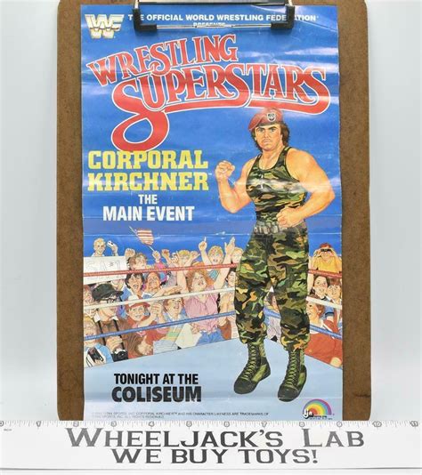 Corporal Kirchner Original Poster WWF LJN Wrestling 1985 Vintage ...