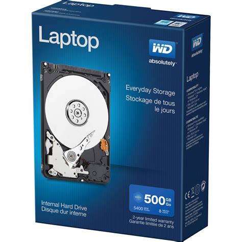 WD 500GB Laptop Mainstream HDD Retail Kit WDBMYH5000ANC-NRSN B&H