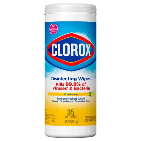 Clorox Disinfecting Bleach Free Cleaning Wipes - Crisp Lemon - Shop All purpose cleaners at H-E-B