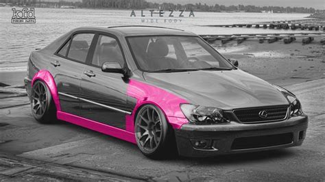 Wide body kit for Toyota Altezza, Lexus is200, is300 | Wide body, Wide ...