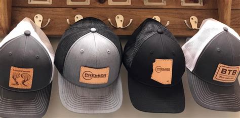 12 Custom Richardson 112s Leather Patch Hats Company Logo or - Etsy | Leather patches, Leather ...