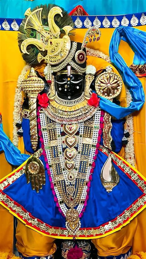 Dwarkadhish, Temple, Lord Krishna In Blue Dress, lord krishna, god, HD phone wallpaper | Peakpx