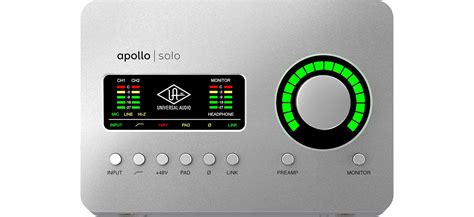 Apollo Solo | Desktop Thunderbolt 3 Audio Interface | Universal Audio