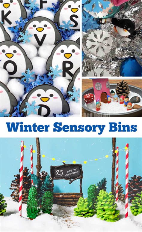 Winter Sensory Bins - Mommy Evolution