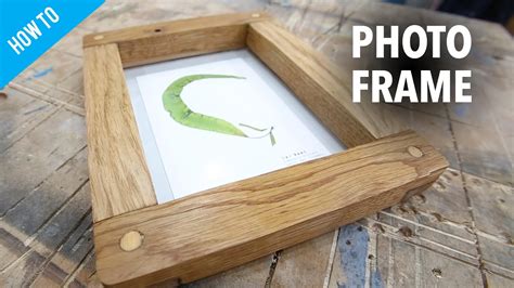 How to make a wooden photo frame #diy #woodworking - YouTube