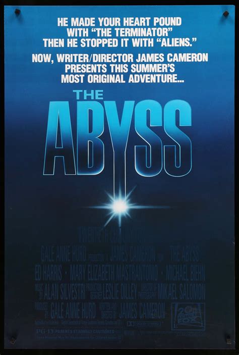 The Abyss (1989) Original One-Sheet Movie Poster - Original Film Art ...