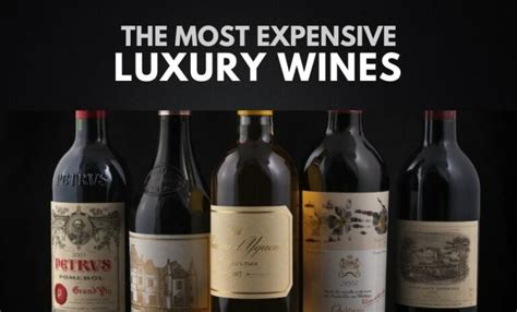 The 20 Most Expensive Wines In the World