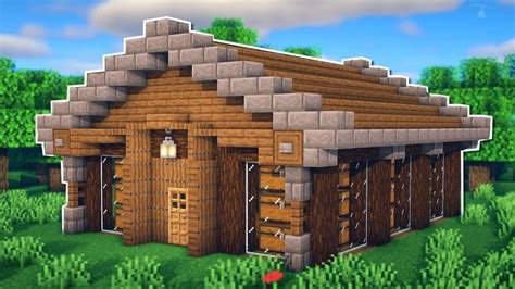 Minecraft - How to Build a Storage House | Simple Storage House in 2022 | Storage house, Cute ...