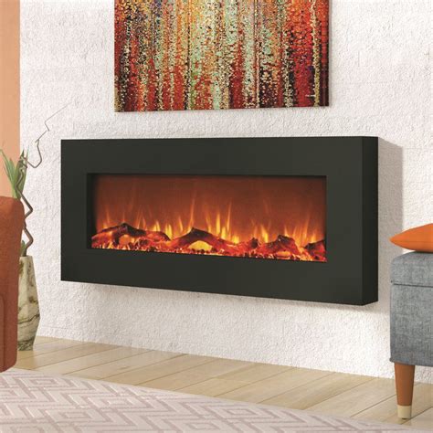 20+ Beauty Fireplace Tile Ideas | Wall mount electric fireplace, Wall mounted fireplace ...