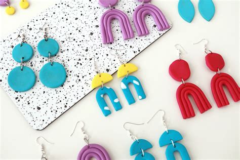 Handmade Statement Earrings from Polymer Clay / FIMO - Luloveshandmade