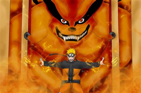 Naruto and Kurama by l-Shader-l on DeviantArt