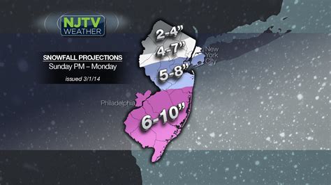 NJTV Weather: Snow Expected to Be Heaviest for South Jersey | NJ ...