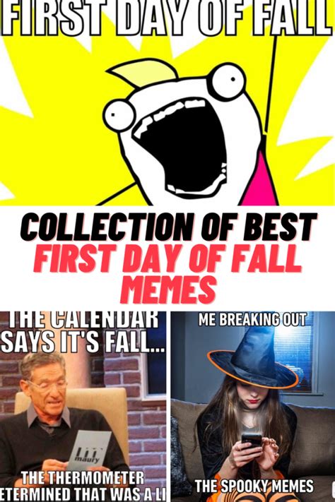 First Day of Fall Memes 2023 - Pumpkin Spice and Fall Season