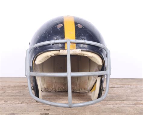 Vintage Football Helmet / Football Decor / High School Football Helmet ...