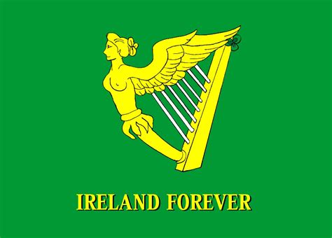 The Voice of Vexillology, Flags & Heraldry: Ireland Harp Forever Flag