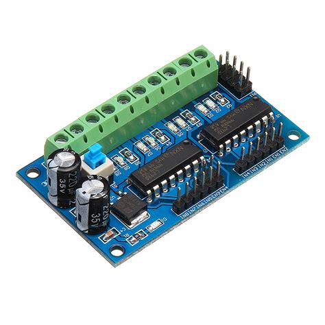 New L293D 4 DC Motor Drive Module Motor Driver Intelligent H-bridge For 4WD Car Robot – Chile Shop