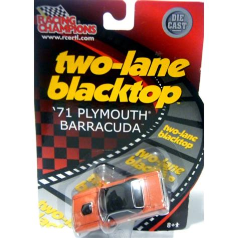 Racing Champions - Two Lane Blacktop Series - 1971 Plymouth Barracuda - Global Diecast Direct