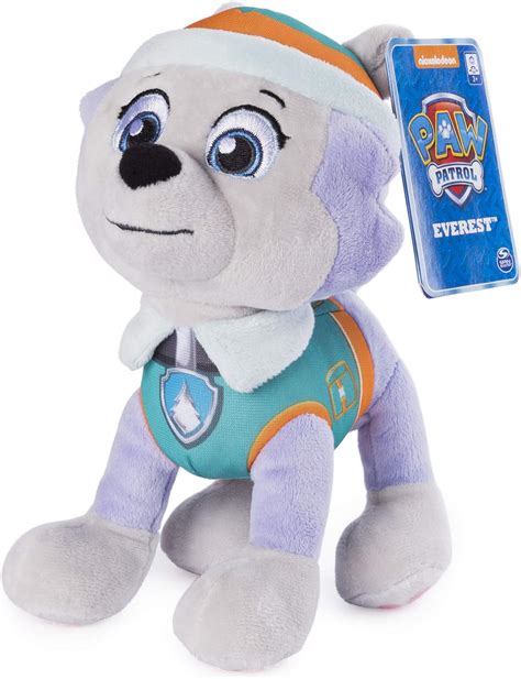 Amazon.com: Paw Patrol, 8" Everest Plush Toy, Standing Plush with Stitched Detailing, for Ages 3 ...