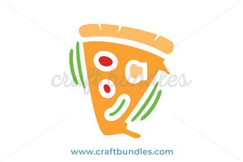 Pizza Slice SVG Cut File - CraftBundles