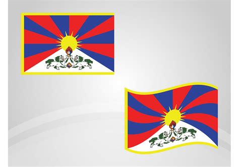 Flag Of Tibet - Download Free Vector Art, Stock Graphics & Images