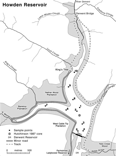 Howden reservoir sample sites. | Download Scientific Diagram