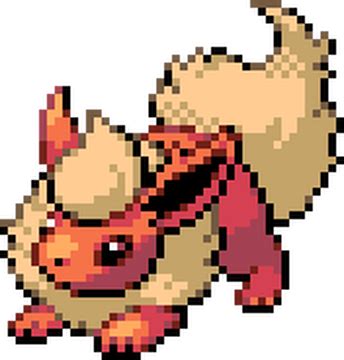 Flareon Pixel Art