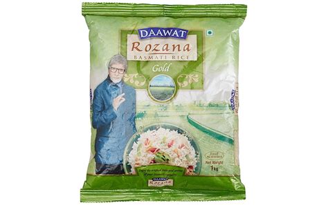 Daawat Rozana Basmati Rice Gold Pack 1 kilogram - Reviews | Nutrition | Ingredients | Benefits ...