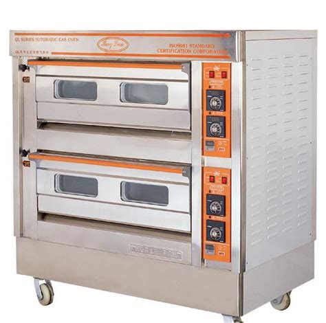 QL-4A Two Deck Gas Oven / Commercial Electric Baking Ovens With ...