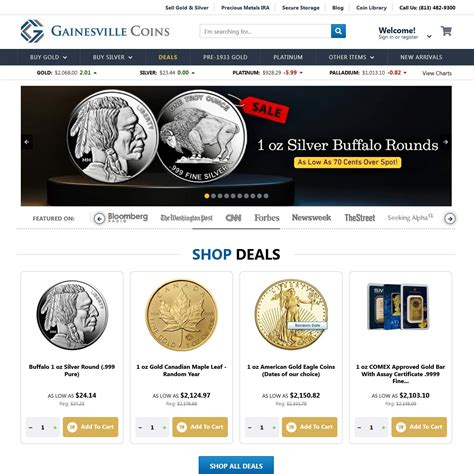 Gainesville Coins reviews, ratings & company details