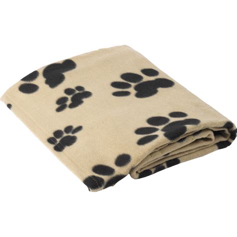 Pet Face Polar Fleece Dog Blanket Comforter Warm Soft Fleecy Paw Print Puppy Cat | eBay