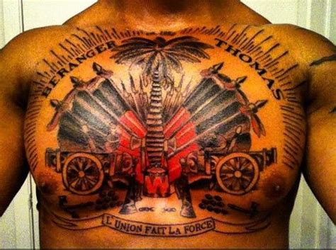 Pin by Emmanuela on The Motherland | Haitian tattoo, Haiti tattoo, Dark tattoos for men