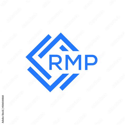 RMP technology letter logo design on white background. RMP creative initials technology letter ...