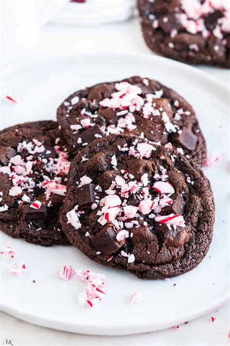 Double Chocolate Peppermint Cookies - Aberdeen's Kitchen