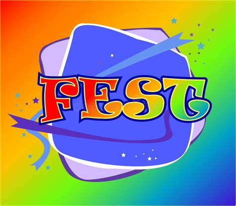 Fest logo stock vector. Image of template, clip, font - 13926402