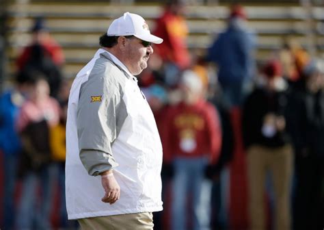 Iowa State football: Mark Mangino out as offensive coordinator - Sports ...