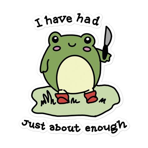 Kawaii Frog Stickers - Etsy