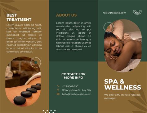 Beautiful Background Brochure Spa for Elegant Look