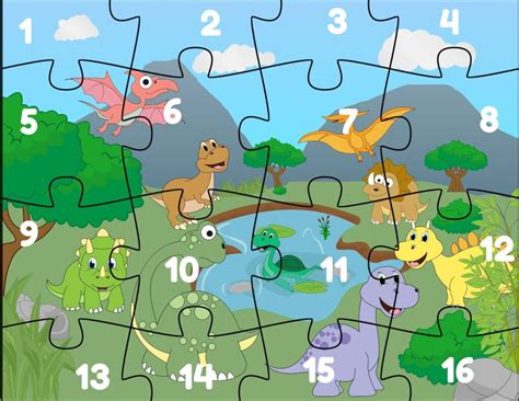 A Fun Printable Dinosaur Puzzle Your Preschooler Will Love