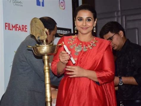 Vidya Balan attends the press conference of the 65th Amazon Filmfare ...