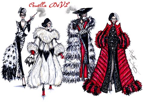 Hayden Williams Fashion Illustrations | Cruella de Vil collection by ...