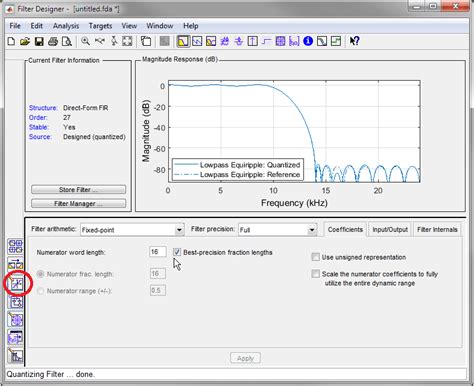 Introduction to Filter Designer