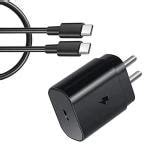 Buy Tart 25W C-Type Super Fast Charger Adapter with Cable for Samsung Galaxy S21/S21+/S21 Ultra ...