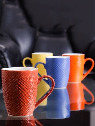 Buy online Set Of 4 Ceramic Coffee Mugs from Coffee & Tea for Unisex by Kittens for ₹849 at 48% ...