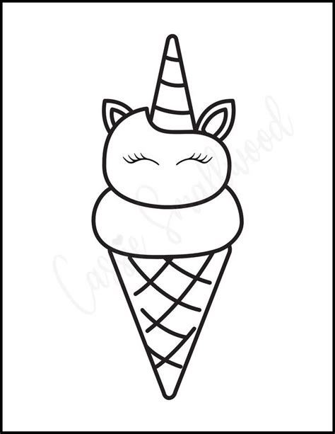 Free Printable Ice Cream Coloring Pages | Ice cream coloring pages, Ice ...