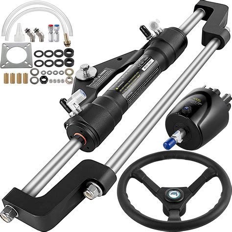 Buy VEVOR Hydraulic Steering Kit 300HP, Hydraulic Boat Steering Kit ...