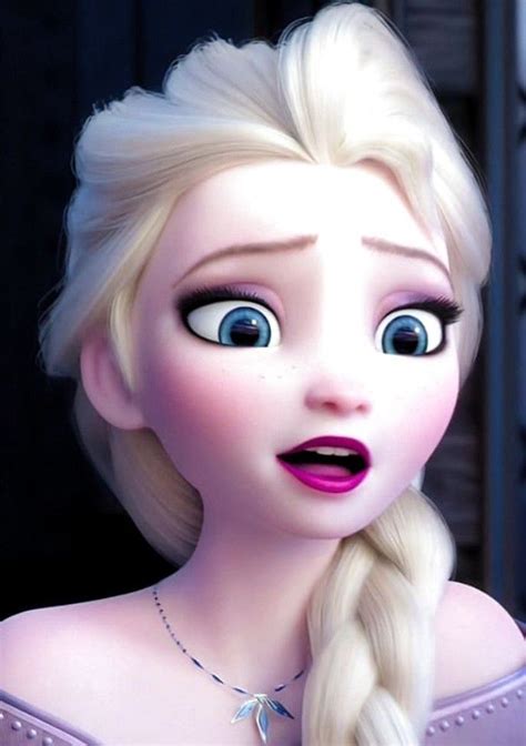 We can see the reflection of Arendelle in her eyes, really the ...