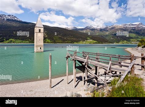 Lake Reschen, Italy High Resolution Stock Photography and Images - Alamy